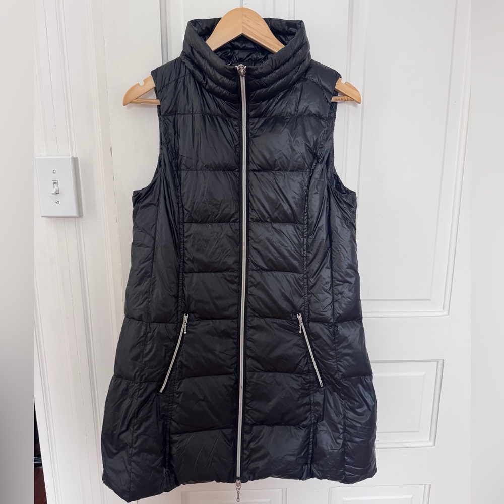 My Anorak Long Nylon Down Vest